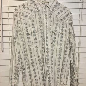 Long sleeve white button down
